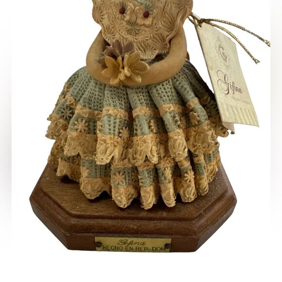 Vtg Gifina Faceless handmade Doll made in Dominican Republic with Porcelanicron - Picture 7 of 8